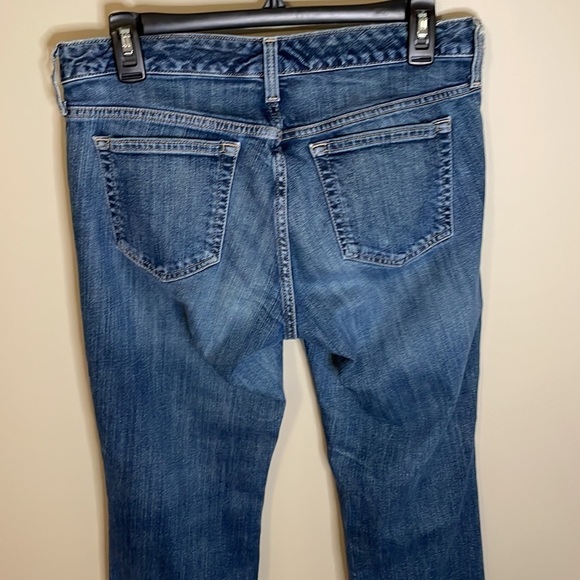 EDDIE BAUER 6 Medium Wash Curvy Barely Boot Denim Jeans Retro Casual Everyday - Picture 3 of 11